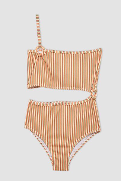 DeFacto Çizgili Mayokini Kız Çocuk B7015A824SM