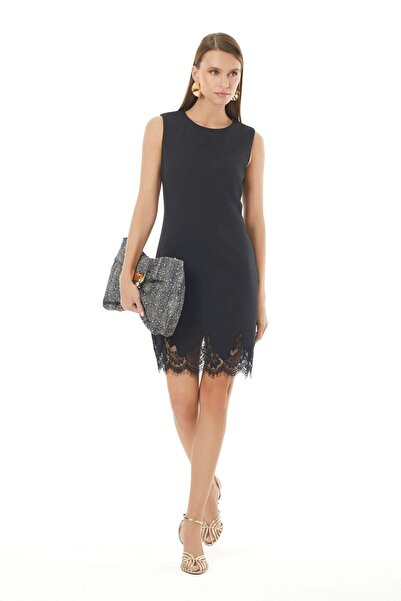 EXPLOSION Dantel Detaylı Mini Elbise