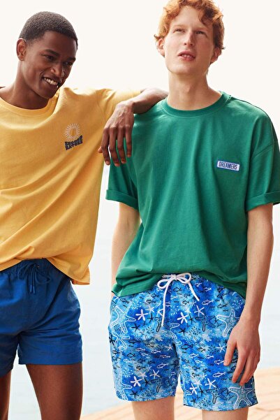 DeFacto Kratke kupaće gaće standardnog kroja sa mrežastom podstavom B7631AX24HS