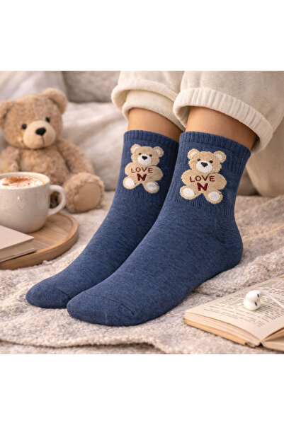 İpeksi Teddy Dikişsiz Pamuk Tenis Çorap Soket Boy - Unisex