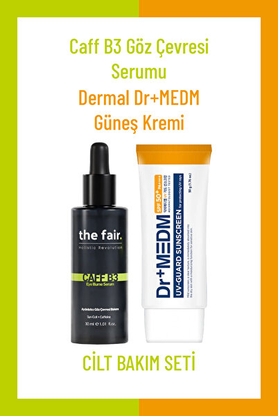 the fair. Caff-b3 Göz Çevresi Serumu 30 ml Ve Dermal Güneş Kremi 50 Gr. Set