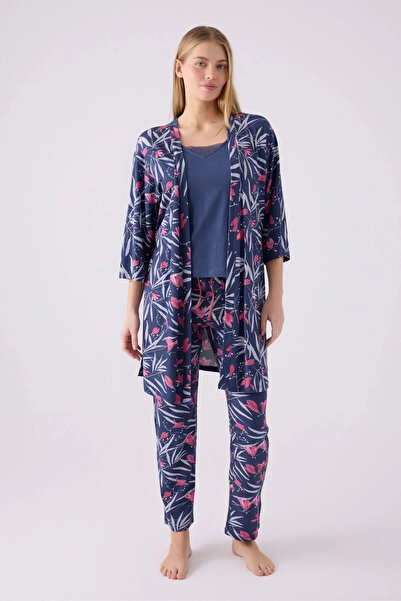 Pierre Cardin Set de pijamale albastru cu mânecă lungă pentru femei