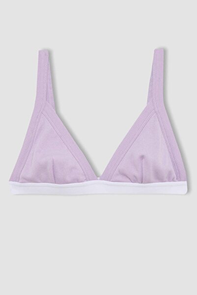 DeFacto Basic Düz Pamuklu Ribana First Bra B8837A824SP
