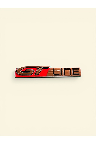 KSF Gt Lıne Kırmızı Metal Logo Amblem Renault Peugeot