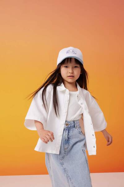 DeFacto قبعة سمايلي وورلد مكونة من قطن قطع للفتيات C0597A824SM