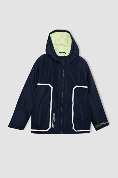 DeFacto Winddichter Regenmantel mit Kapuze für Jungen B2656a824sp