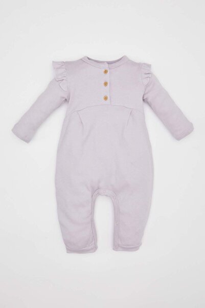 DeFacto بذلة طويلة الأكمام للفتيات حديثي الولادة B7724a524sp