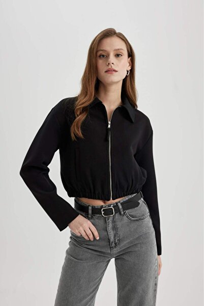 DeFacto Μπουφάν μπουφάν με γιακά μπουφάν B9422AX24SP