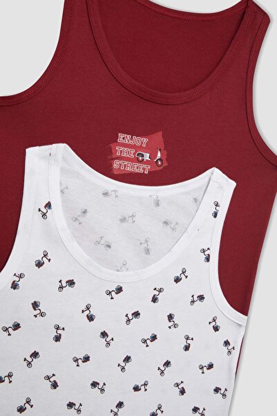 DeFacto 2er-Pack Sportunterhemden für Jungen B8413A824SP