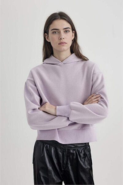 DeFacto Hanorac simplu de bază, cu glugă, cu glugă, B8570ax24sp