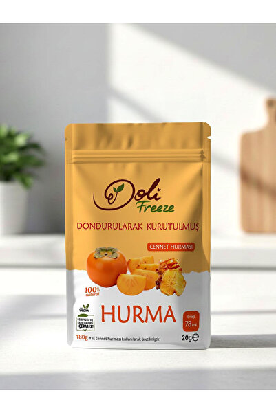 Doli Freeze Freeze Dried Dondurularak Kurutulmuş Cennet Hurması 20 Gram