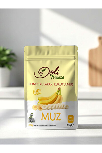 Doli Freeze Freeze Dried Dondurularak Kurutulmuş Muz