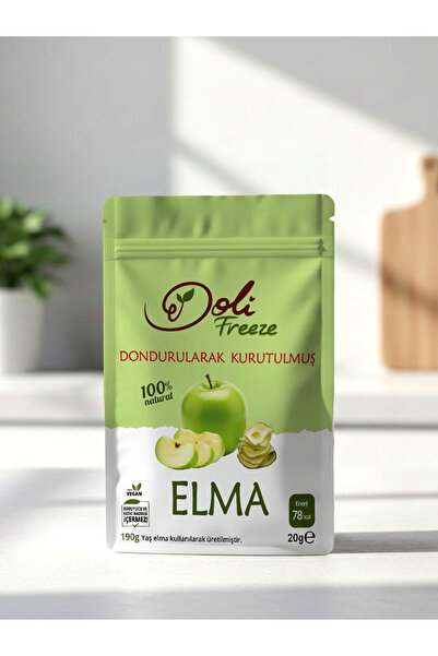 Doli Freeze Dried Dondurularak Kurutulmuş Elma 20 Gram
