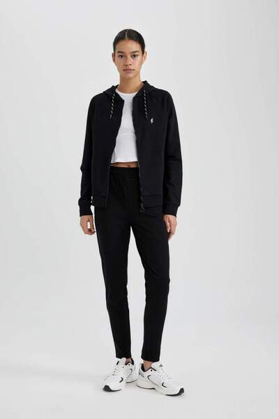 DeFacto Παντελόνι jogger Φόρμες Αθλητικές εφαρμοστό Ζεύγος Με τσέπες A6659AX24SP