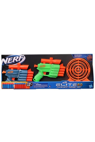 Nerf SET BLASTER ELITE 2.0 SET ȚINTĂ FACE OFF