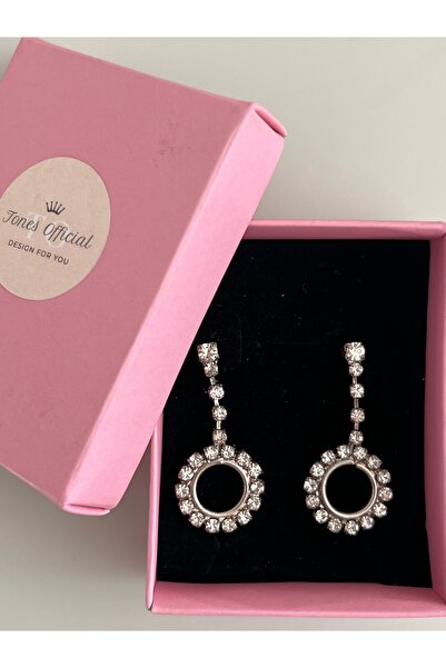 tones official Big Earring with Crystal Stone