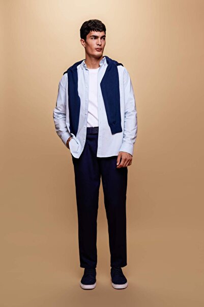 DeFacto Панталони чино от кепър - тесни крачоли, прав джоб B2091Ax23Au