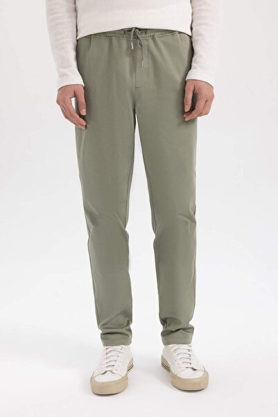 DeFacto Kalhoty Jogger Basic Plain Modal s kapsami úzké nohavice B2155AX23AU