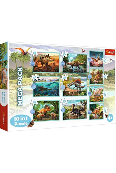Trefl PUZZLE 10IN1 LUMEA DINOZAURILOR