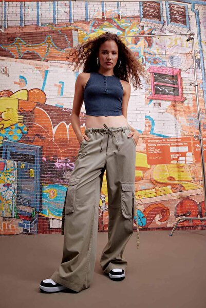 DeFacto Gabardine 100% Cotton Pants B1321Ax23Hs