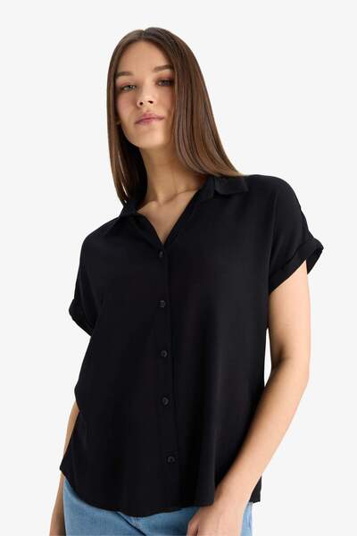 DeFacto Relax Fit Kısa Kollu Gömlek N7819AZ22SM