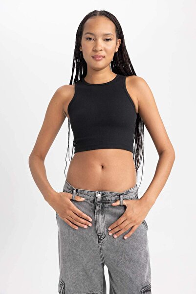 DeFacto Fıtted Halter Yaka Atlet B0658AXNS