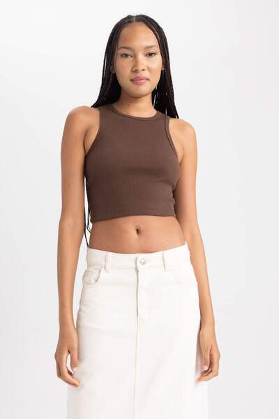 DeFacto Fitted Halter Neck Athlete B0658Axns