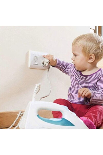 Empria Set protectie priza pentru copii 10 bucati cu adeziv, protectii priza bebe, Capace protecție prize