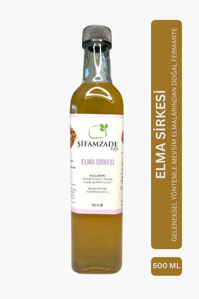 Şifamzade Organik Elma Sirkesi 500 ml