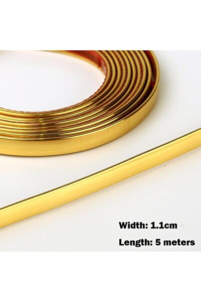 LUXER Banda Decorativa Autoadeziva, 1.1 cm x 5 m, pentru Pereti, Mobilier, Ma...