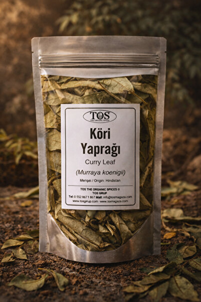 TOS The Organic Spices Köri Yaprağı 50 gr (1. KALİTE) Murraya Koenigii / Curr...