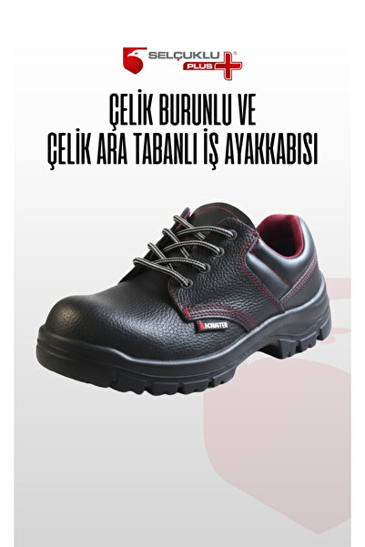 Selçuklu Plus Çelik Burunlu Ve Çelik Ara Tabanlı 200J Darbe Dayanımlı İş Güve...