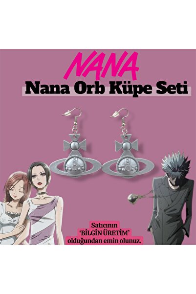 Bilgin Üretim Nana Vivienne Westwood Orb Küpe Seti – Hachi Shinichi Okazaki T...