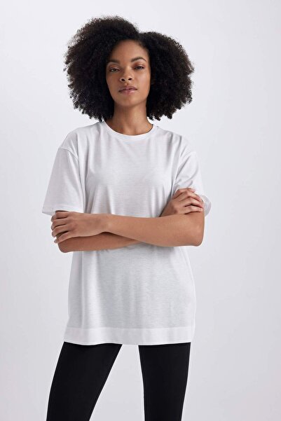 DeFacto DeFactoFit Comfort Fit Crew Neck Sportsman κοντομάνικο μπλουζάκι Z986...