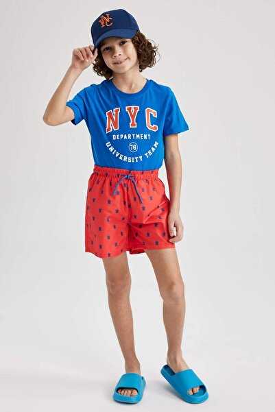 DeFacto Boy's Patterned Deniz Shorts Z6192A623Hs