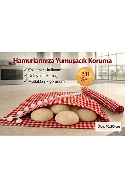 senmasy مجموعة من غطاء عجينين وغطاء عجينات مكونة من قطعتين - غطاء عجين أحمر م...