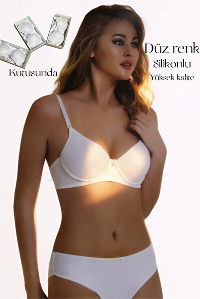 Muensu Dowry Bra Set, Boxed Bra Set, Underwear, Padded Bra, Silicone Bra Set