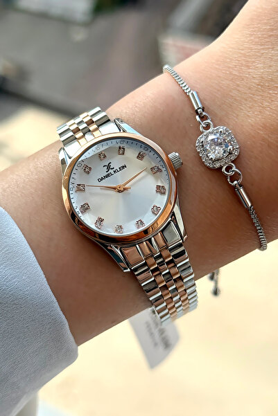 Daniel Klein Rose Gold Çelik Jubile Kordon Hediyesi Kesme Cam Orijinal 2 Yıl ...