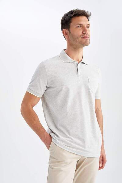 DeFacto Regular Fit Polo Neck Short Sleeve T-Shirt T7645Az22Sp