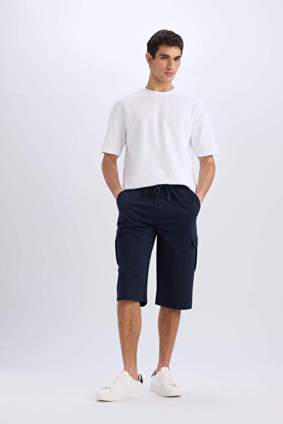 DeFacto شورت كابري أساسي بقصة عادية T4693AZ22SM