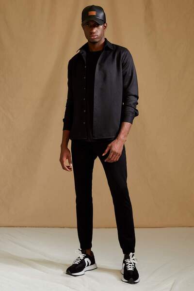 DeFacto pantaloni jogger Pantaloni chino din material textil cu potrivire sta...