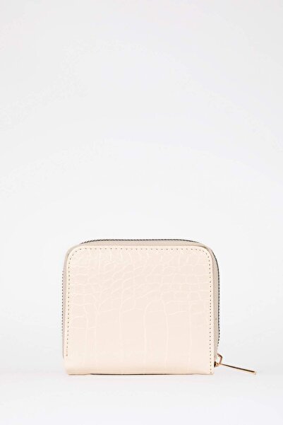 DeFacto Women's Patterned Faux Leather Wallet V8556Azns