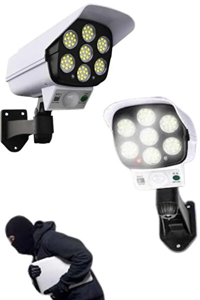 Genel Markalar Solar Bahçe Aydınlatması Hareket Sensörlü Uzaktan Kumandalı Ka...