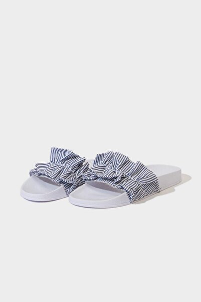 DeFacto Papuci de damă cu talpă plată din imitație de piele