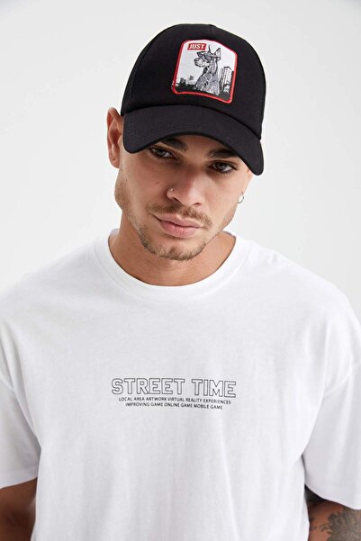 DeFacto Erkek Nakışlı Baseball Şapka N4456AZ21SM