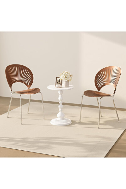 lifeeasy طاولة حديقة دائرية بيضاء بقاعدة عمودية | طاولة خارجية مقاومة للعوامل...