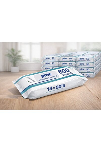 Pine Alkolsüz Vücut Ve Perine Havlu Tip Islak Mendil 50*14 (800 Yaprak)
