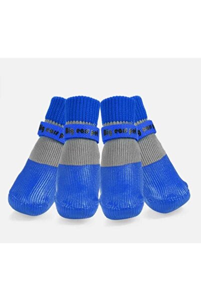 LA MARVEN Su Geçirmez Köpek Ayakkabısı 4’lü Set Kaymaz Taban Pati Koruyucu Kö...