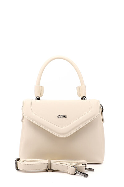 GÖNDERİ(R) Women's Beige Long Strap Hand and Shoulder Bag