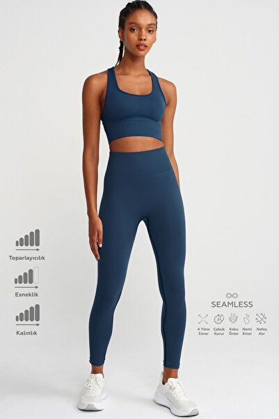 COMEUP Oblikuje figuru Leggings Indigo